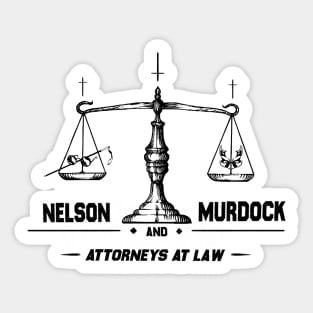 Nelson and Murdock Sticker